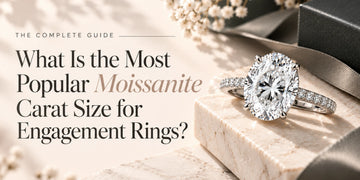 What Is the Most Popular Moissanite Carat Size for Engagement Rings?