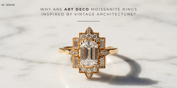 Why Are Art Deco Moissanite Rings Inspired by Vintage Architecture?