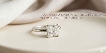 Princess Cut Moissanite Rings