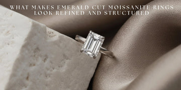 Emerald Cut Moissanite Rings