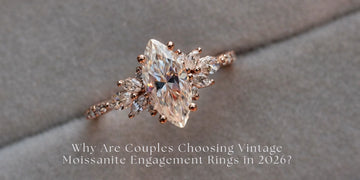 Vintage Moissanite Engagement Rings