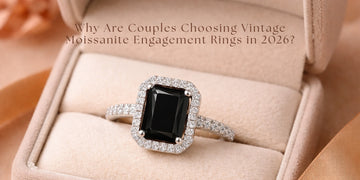 What Gives Black Moissanite Engagement Rings Their Bold Appearance?