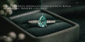 Green Moissanite Engagement Rings