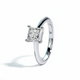 1.2CT Princess Cut D Color Moissanite Engagement Ring