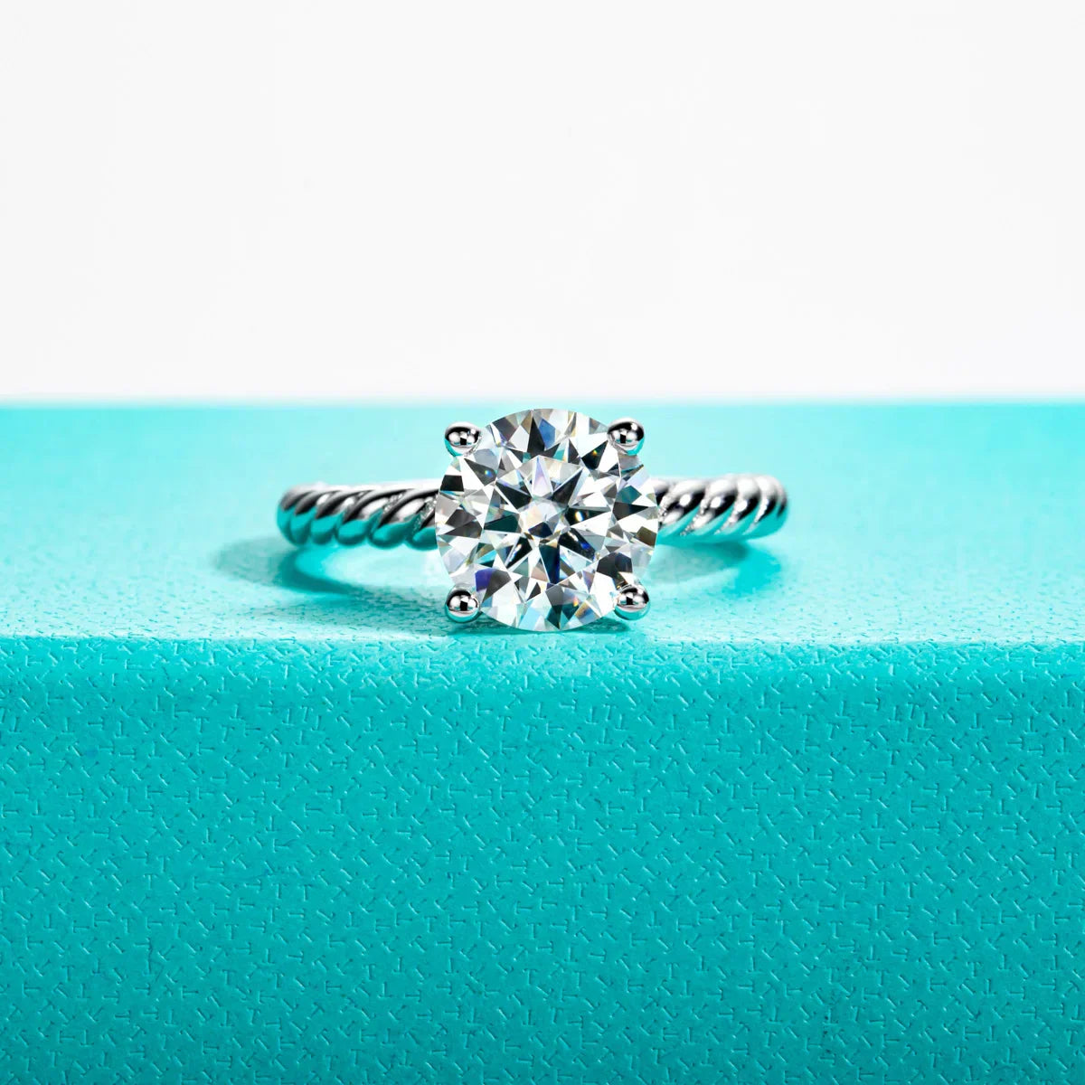 VVS1 D Color 2CT/3CT Moissanite Engagement Ring
