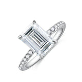 3.5 CT Brilliant Cut Moissanite Engagement Ring