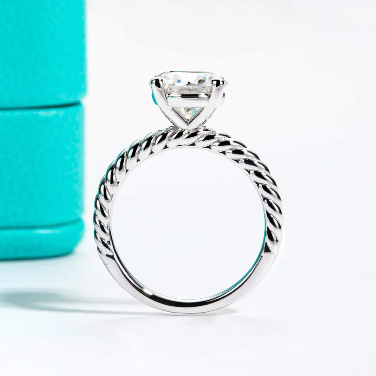 VVS1 D Color 2CT/3CT Moissanite Engagement Ring