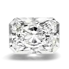 Radiant cut moissanite